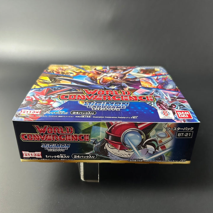 DIGIMON CARD GAME WORLD CONVERGENCE Booster BOX BT-21 Japanese Sealed New