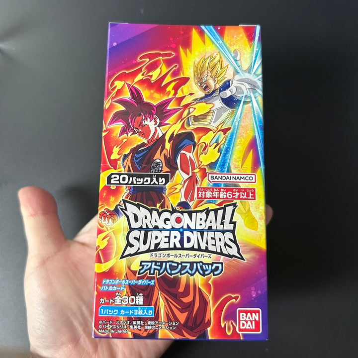 Dragon Ball Super Divers Advance Pack Booster Box New Sealed Box Japan 2024