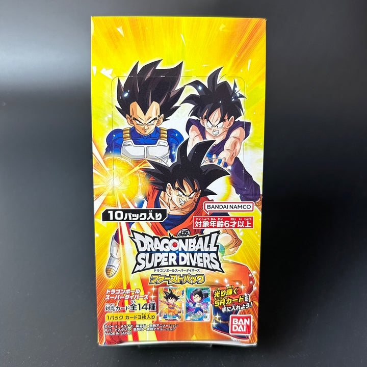 Dragon Ball Super Divers First Pack BANDAI Booster Box New Unopened Japan