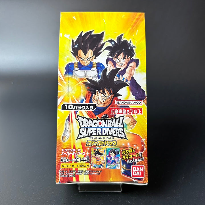 Dragon Ball Super Divers First Pack BANDAI Booster Box New Unopened Japan