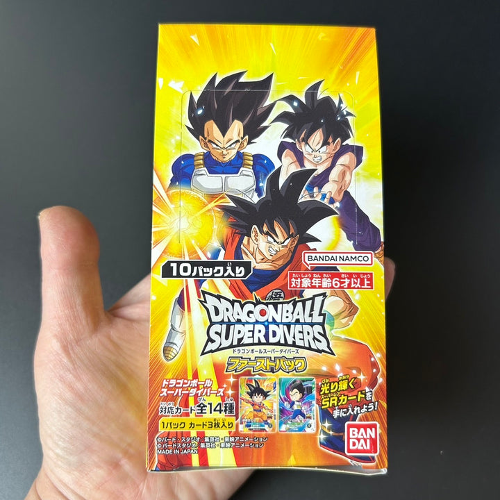 Dragon Ball Super Divers First Pack BANDAI Booster Box New Unopened Japan
