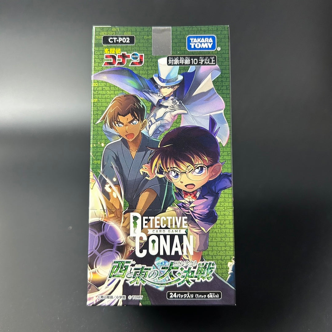 Detective Conan TCG Detectives' Trump Card 2 CT-P02 Great Battle of West and East Booster Box Sealed Japan