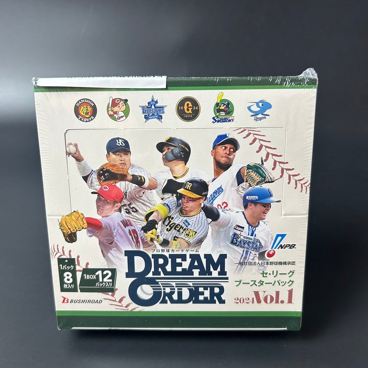 NPB Baseball Card Game DREAM ORDER Central League Booster 2024 Vol.1 Sealed Box