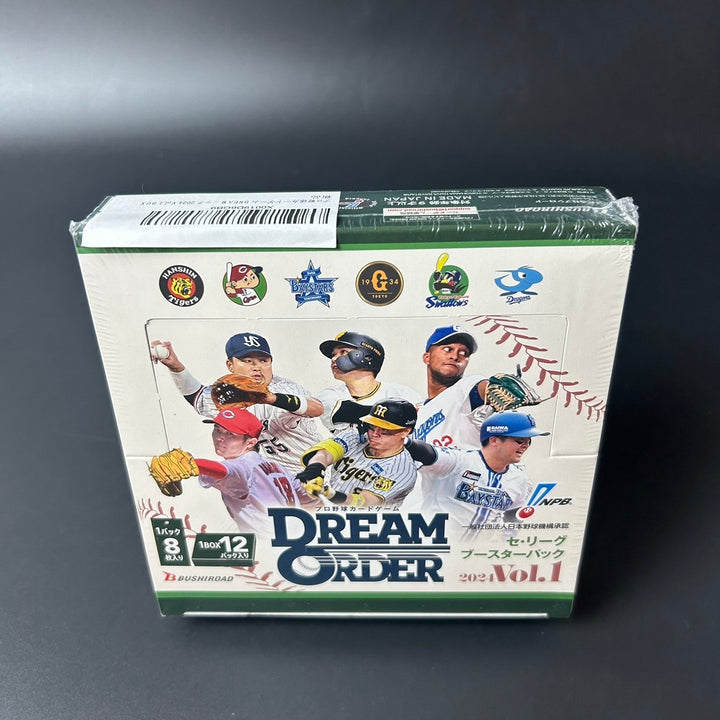 NPB Baseball Card Game DREAM ORDER Central League Booster 2024 Vol.1 Sealed Box
