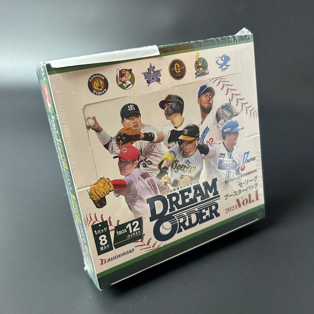 NPB Baseball Card Game DREAM ORDER Central League Booster 2024 Vol.1 Sealed Box