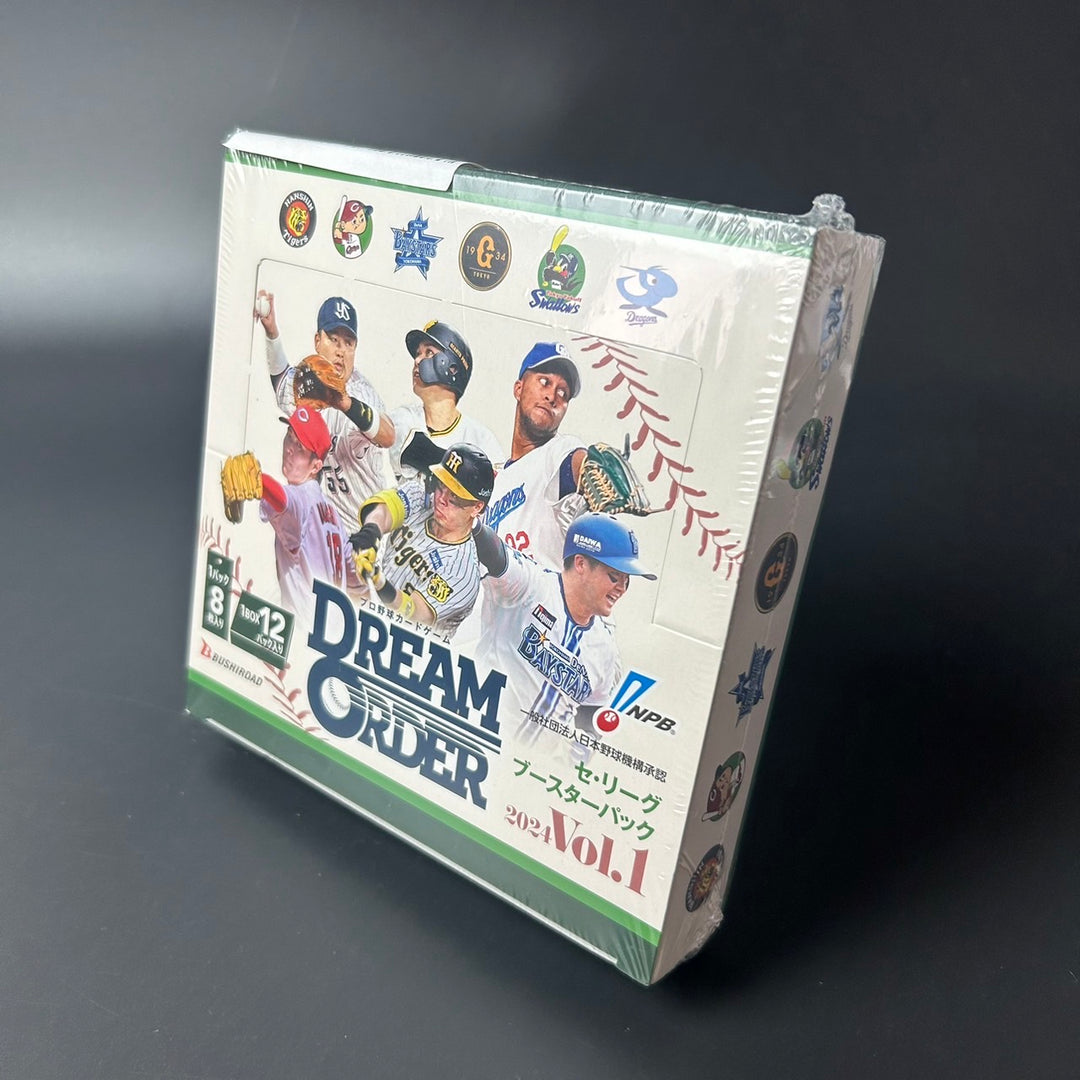 NPB Baseball Card Game DREAM ORDER Central League Booster 2024 Vol.1 Sealed Box
