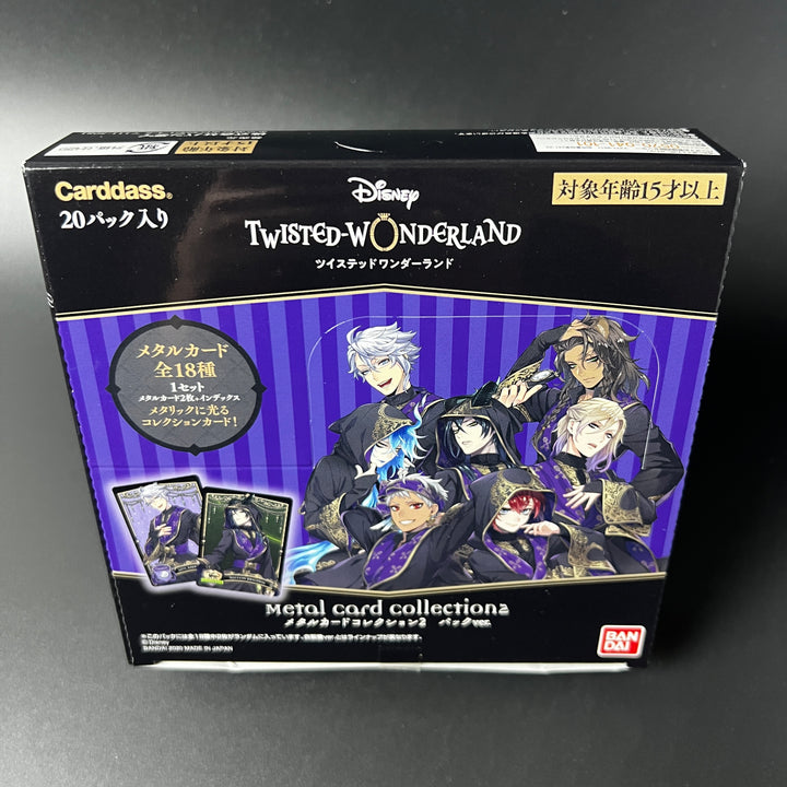Disney Twisted Wonderland Metal Card Collection Vol. 2 Sealed New BOX Japan 2020