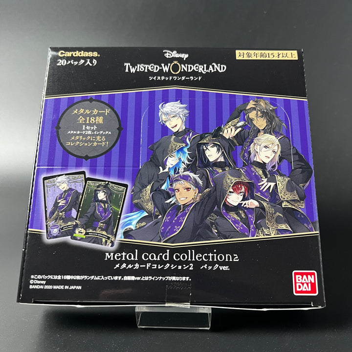 Disney Twisted Wonderland Metal Card Collection Vol. 2 Sealed New BOX Japan 2020
