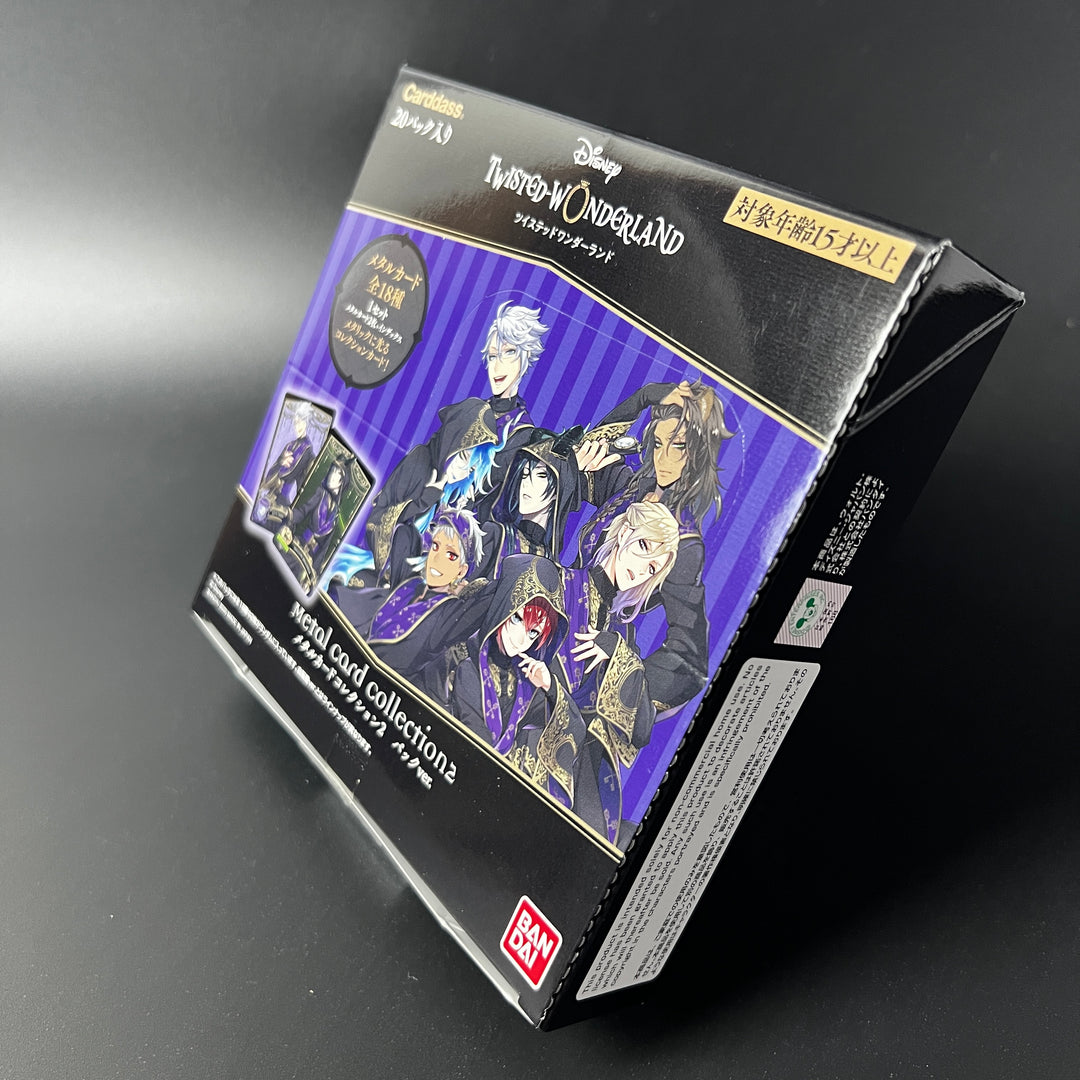 Disney Twisted Wonderland Metal Card Collection Vol. 2 Sealed New BOX Japan 2020