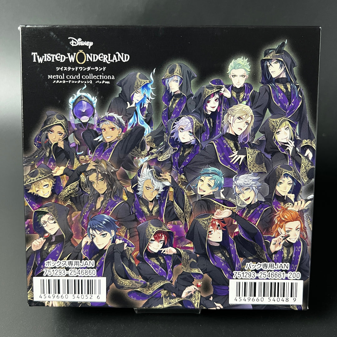 Disney Twisted Wonderland Metal Card Collection Vol. 2 Sealed New BOX Japan 2020