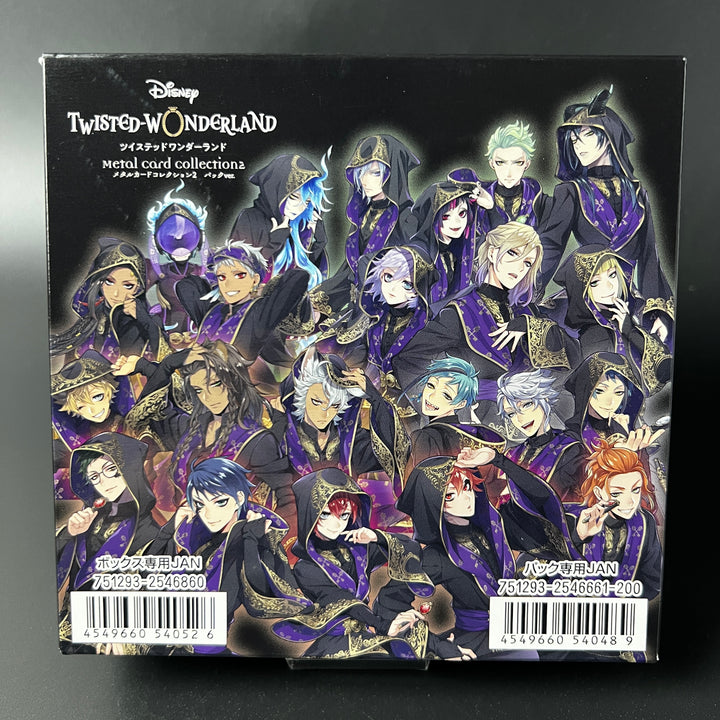 Disney Twisted Wonderland Metal Card Collection Vol. 2 Sealed New BOX Japan 2020