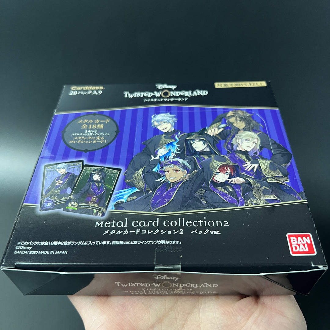 Disney Twisted Wonderland Metal Card Collection Vol. 2 Sealed New BOX Japan 2020