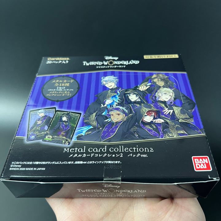 Disney Twisted Wonderland Metal Card Collection Vol. 2 Sealed New BOX Japan 2020