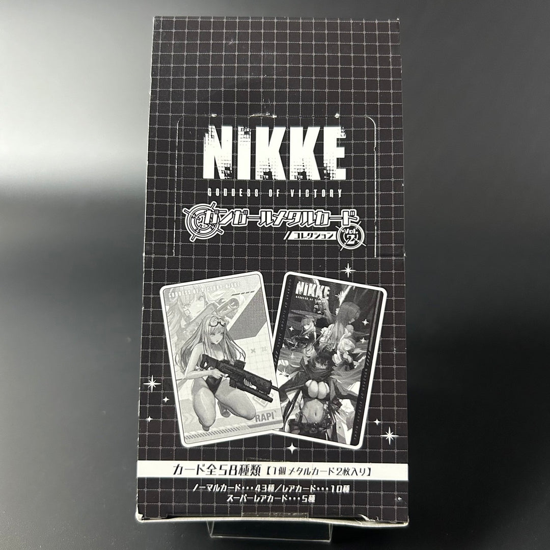 Goddess of Victory NIKKE Gun Girl Metal Card Collection Vol. 2 BOX Japan New