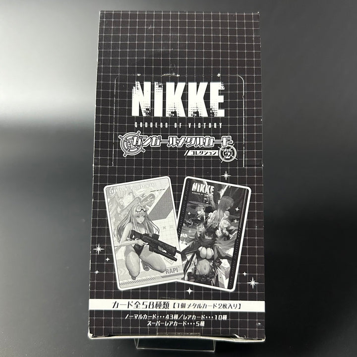 Goddess of Victory NIKKE Gun Girl Metal Card Collection Vol. 2 BOX Japan New