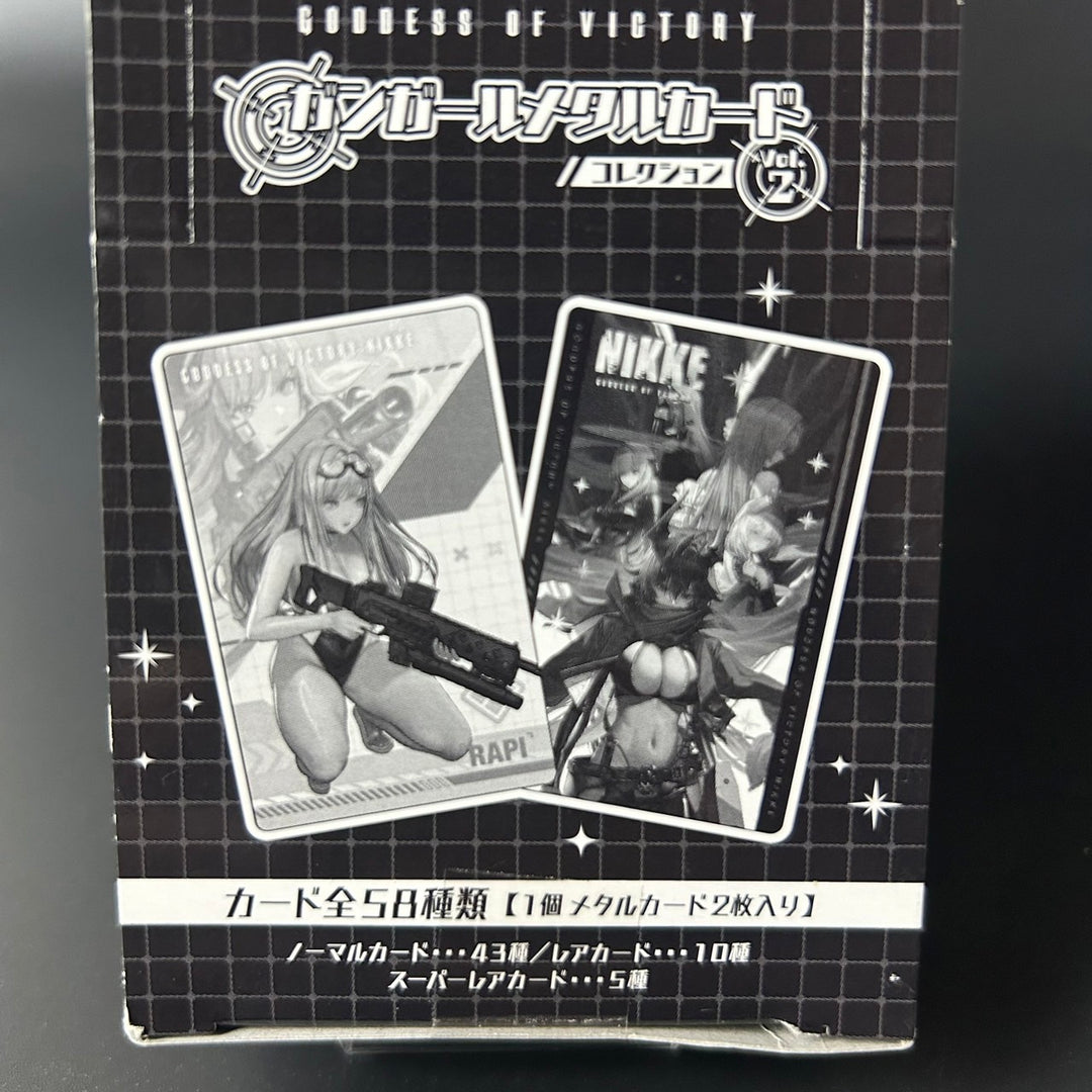 Goddess of Victory NIKKE Gun Girl Metal Card Collection Vol. 2 BOX Japan New