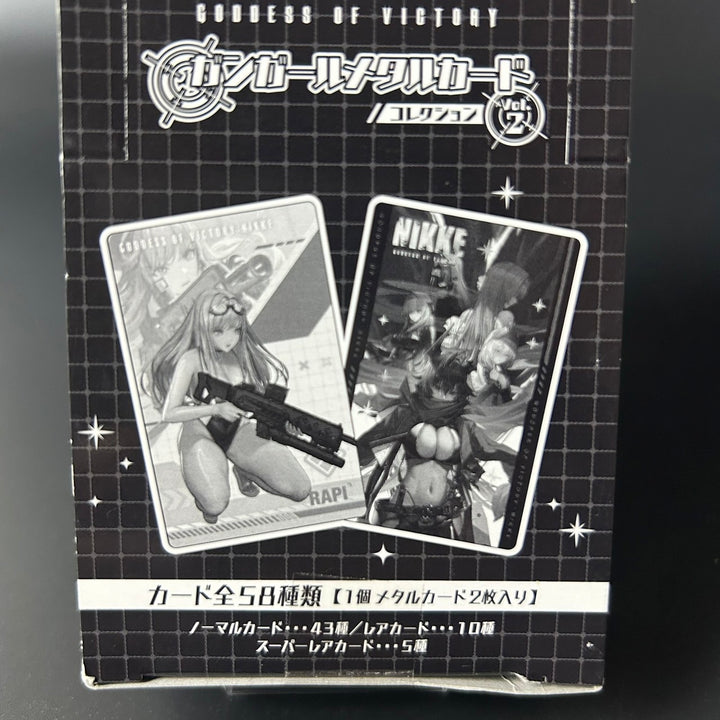 Goddess of Victory NIKKE Gun Girl Metal Card Collection Vol. 2 BOX Japan New
