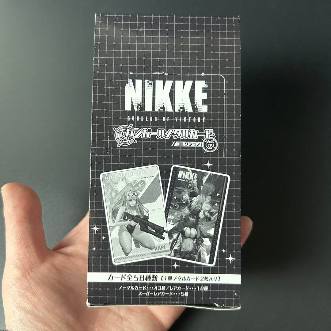 Goddess of Victory NIKKE Gun Girl Metal Card Collection Vol. 2 BOX Japan New