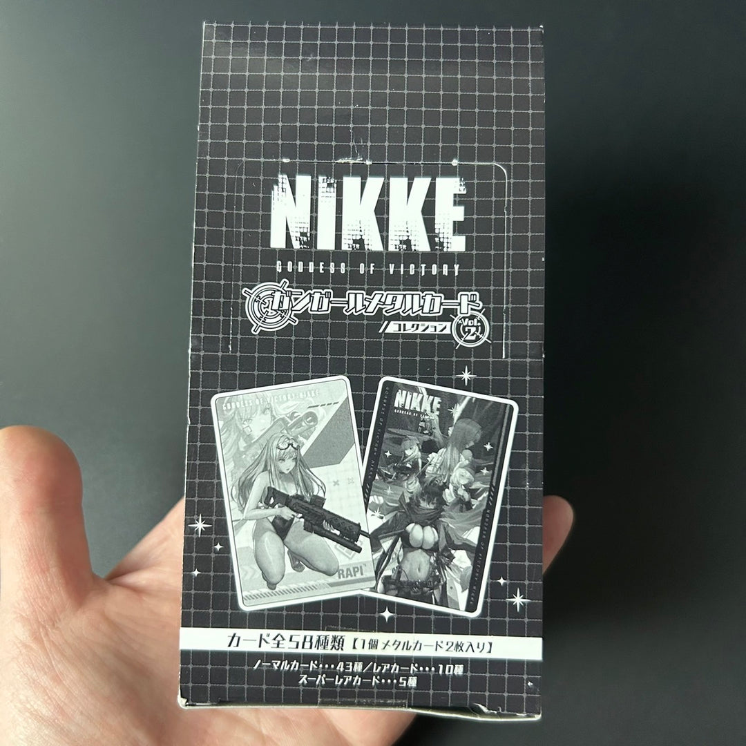 Goddess of Victory NIKKE Gun Girl Metal Card Collection Vol. 2 BOX Japan New