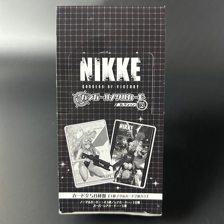 Goddess of Victory NIKKE Gun Girl Metal Card Collection Vol. 2 BOX Japan New