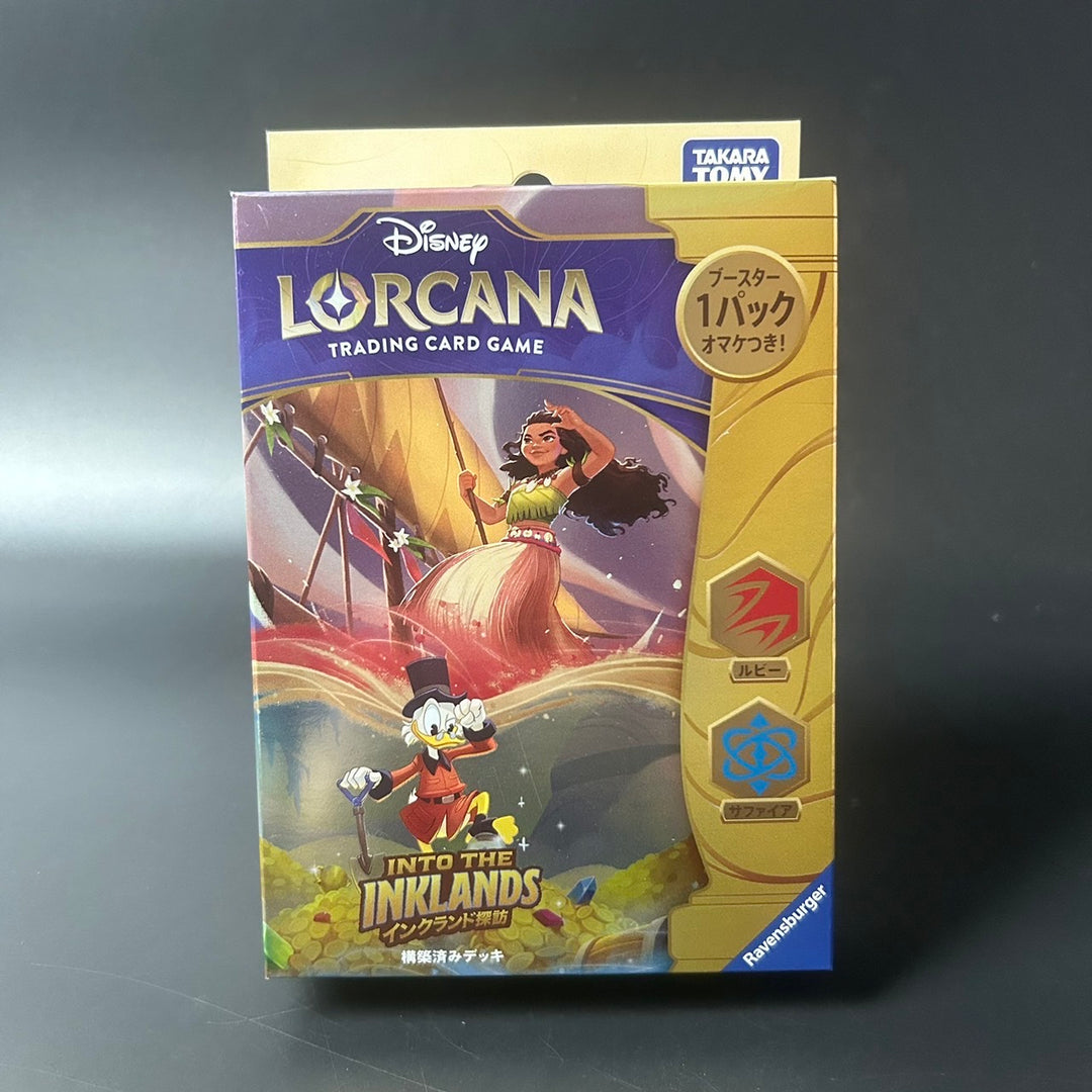 Disney Lorcana TCG Into The Inklands Structure Deck Ruby Sapphire Japanese NEW