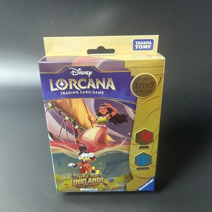 Disney Lorcana TCG Into The Inklands Structure Deck Ruby Sapphire Japanese NEW