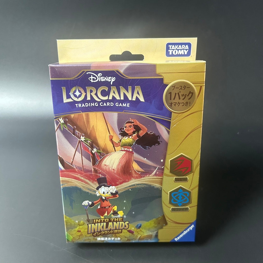 Disney Lorcana TCG Into The Inklands Structure Deck Ruby Sapphire Japanese NEW