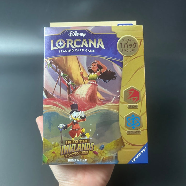 Disney Lorcana TCG Into The Inklands Structure Deck Ruby Sapphire Japanese NEW