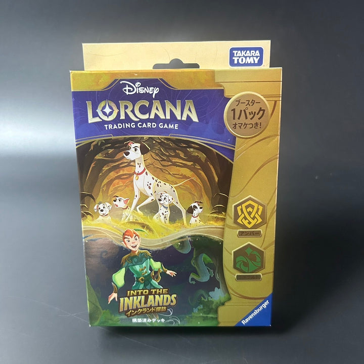 Disney Lorcana TCG Into The Inklands Structure Deck Amber Emerald Japanese NEW