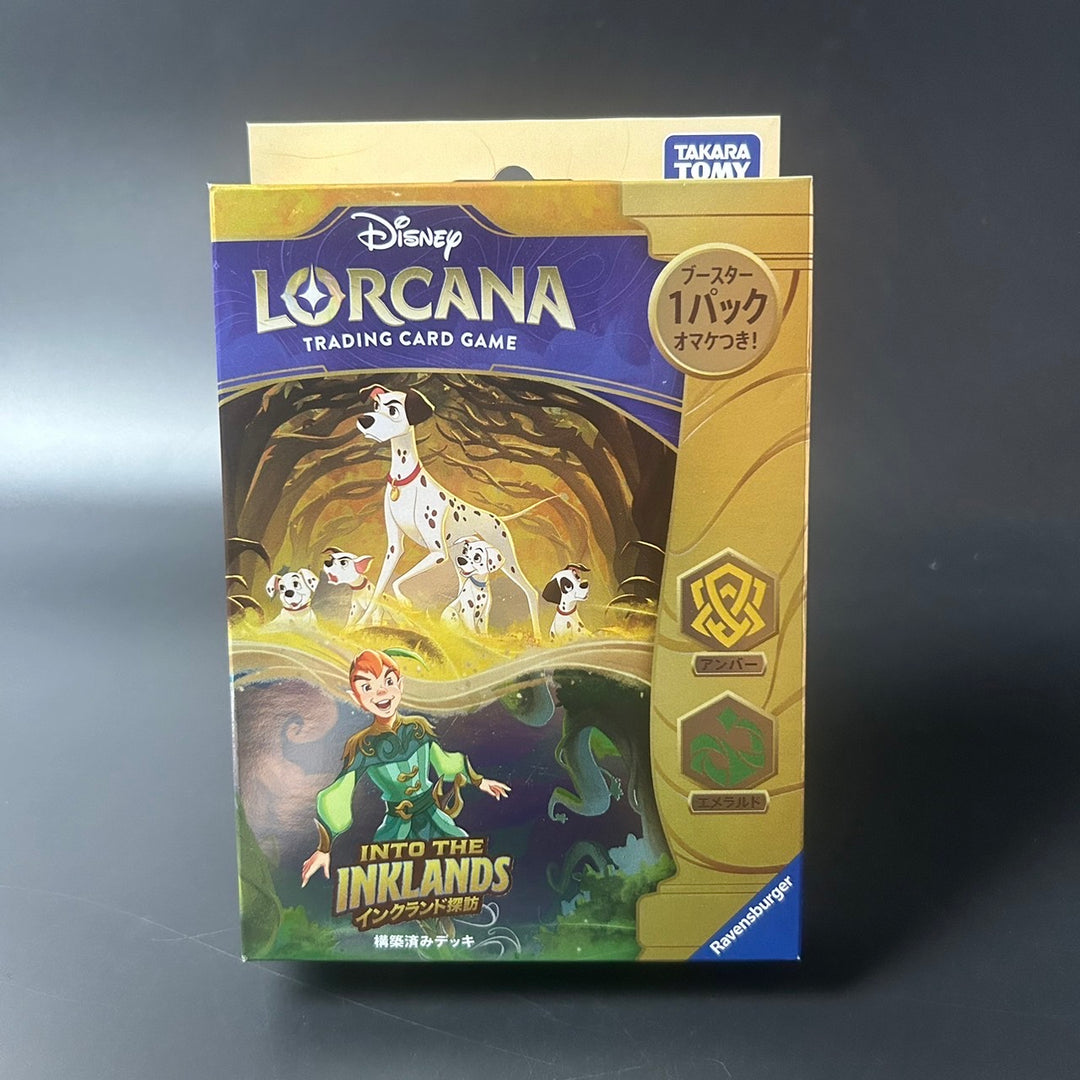 Disney Lorcana TCG Into The Inklands Structure Deck Amber Emerald Japanese NEW