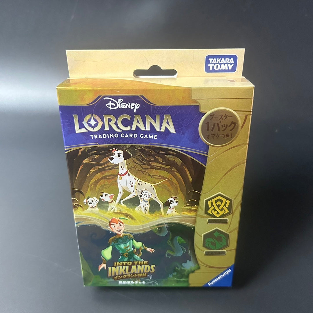 Disney Lorcana TCG Into The Inklands Structure Deck Amber Emerald Japanese NEW
