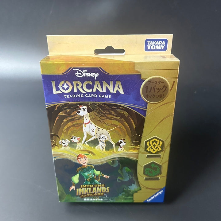 Disney Lorcana TCG Into The Inklands Structure Deck Amber Emerald Japanese NEW