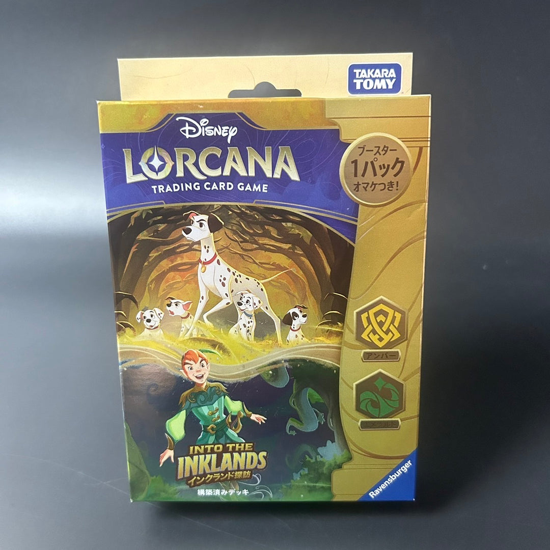 Disney Lorcana TCG Into The Inklands Structure Deck Amber Emerald Japanese NEW