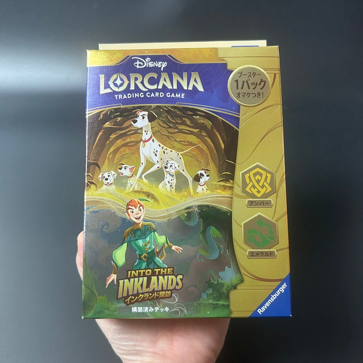 Disney Lorcana TCG Into The Inklands Structure Deck Amber Emerald Japanese NEW