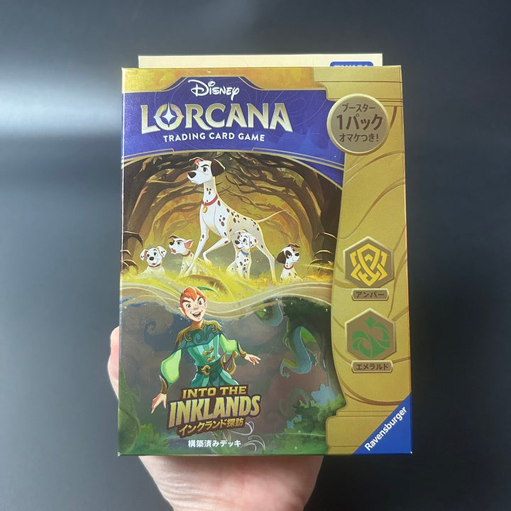 Disney Lorcana TCG Into The Inklands Structure Deck Amber Emerald Japanese NEW