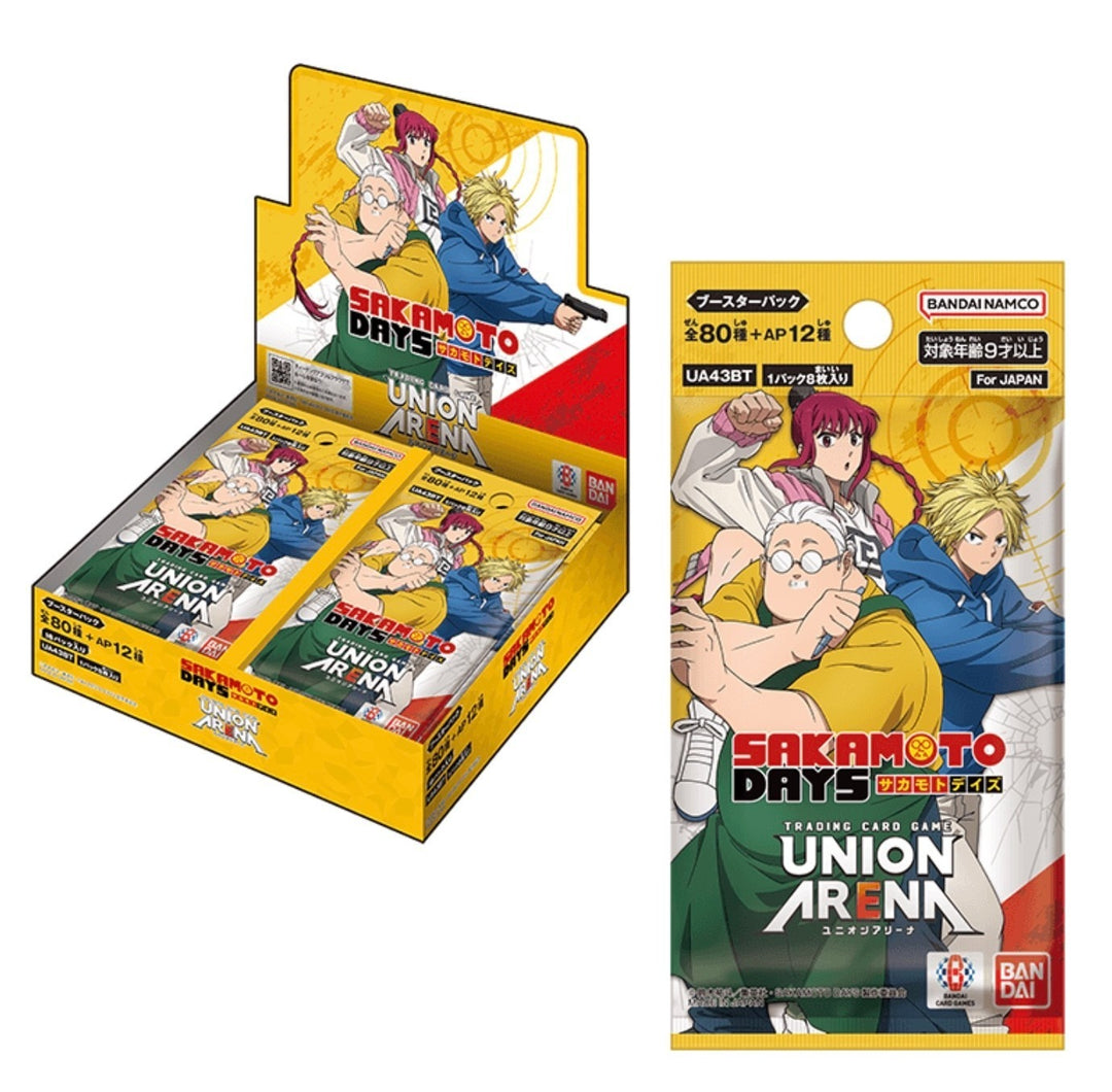 UNION ARENA Booster SAKAMOTO DAYS UA43BT BOX Japanese 2025 Sealed New PSL 8/29