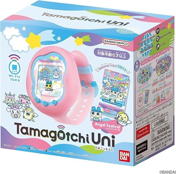 Tamagotchi Uni Angel Festival in Box BANDAI Japan 2024 Wi-Fi Brand New