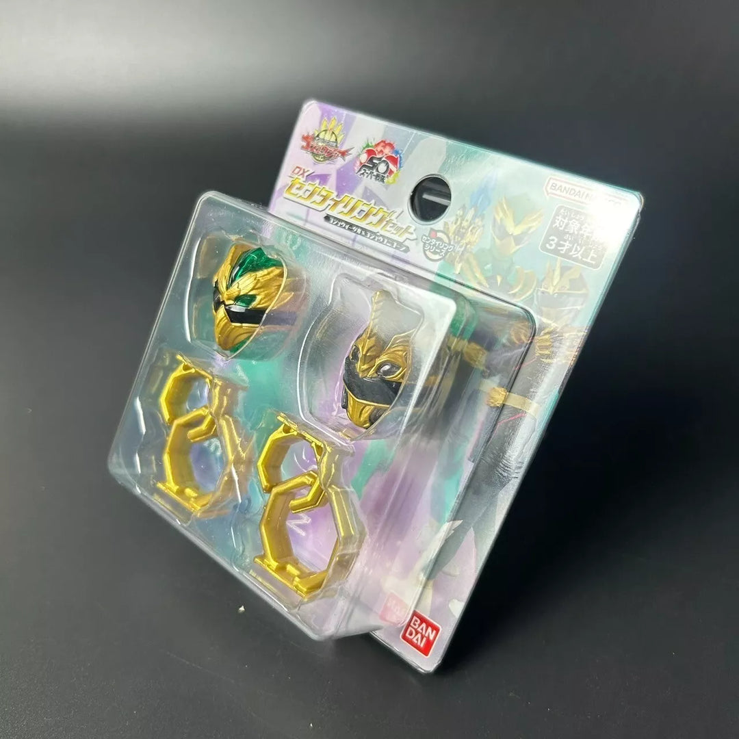 No.1 Sentai Gozyuger DX Sentai Ring Set Gozyu Eagle & Gozyu Unicorn Bandai NEW