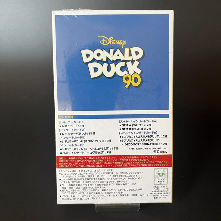 Donald Duck 90th Anniversary Premium Collection Cards Sealed New Box Japan 2024