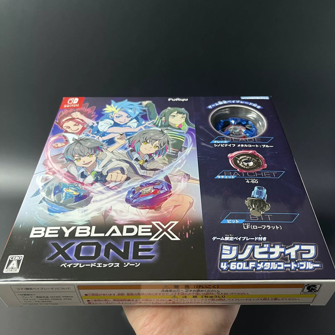 BEYBLADE X XONE SWITCH Software + DLC & Shinobi Knife 4-60LF 2024 Sealed New